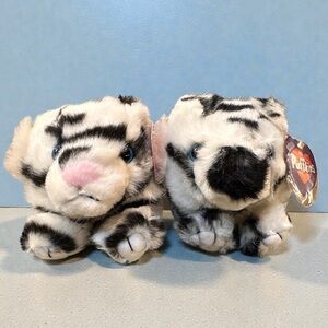 RARE Vintage Swibco Puffkins Snowball & Tasha with"Lancaster" Hang Tag Error NWT